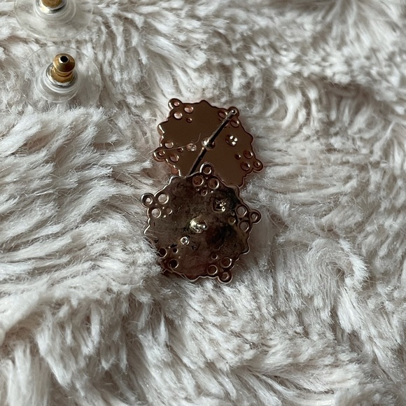 Kate Spade Rose Gold Chantilly Studs - Picture 4 of 5